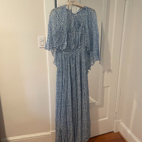 Sachin & Bobbi Rose Dress (Size 0), Tiny Rose Blue - Picture 2 of 8